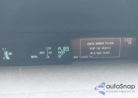 2013 Toyota Prius Three z USA, uszkodzony, nr VIN JTDKN3DU0D5632482